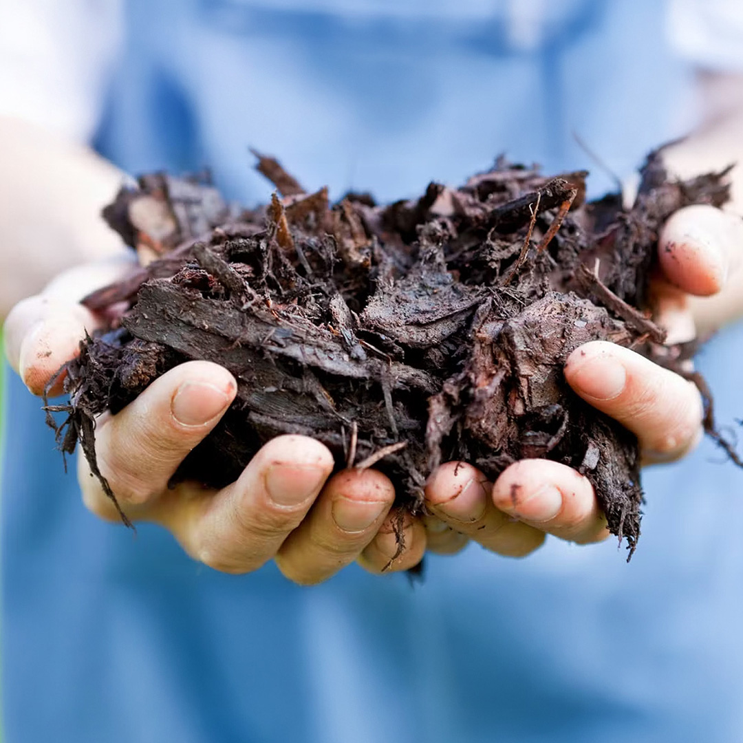 Holding Mulch