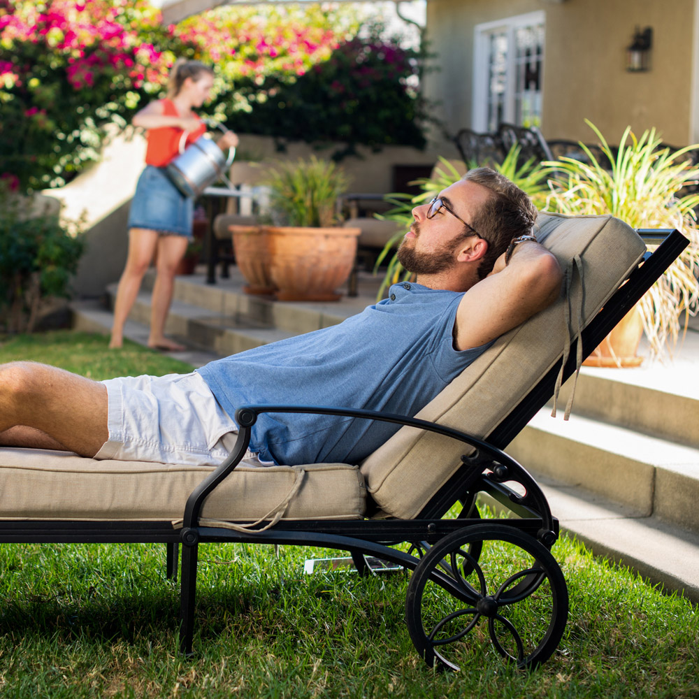 Relaxing Outside