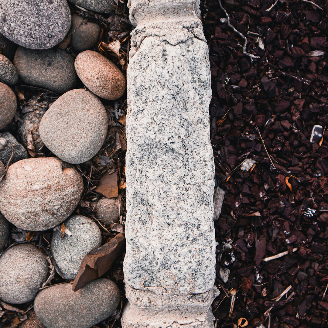 Combining Mulch & Stone in Your Landscape