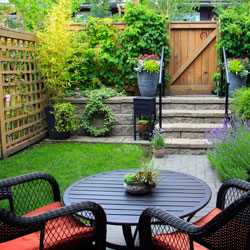 Size an outdoor space